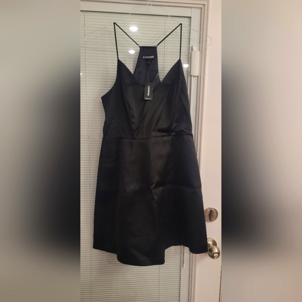 NWT Express Black Fit and Flare Dress size 8